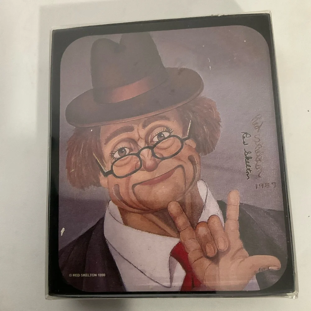 Red Skelton Hobo Clown; 1989 Signed 